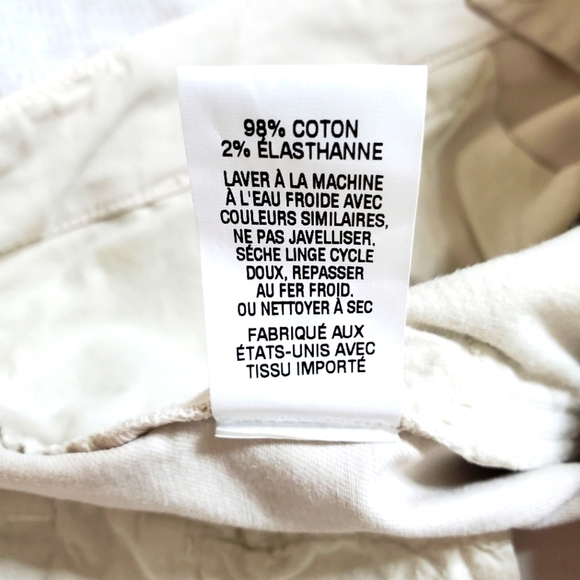 Nili Lotan Cream Khaki French Military Cargo Pants - Picture 14 of 14